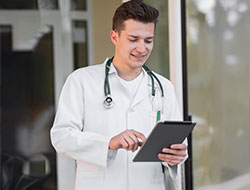 Imagen: Mujer con tablet